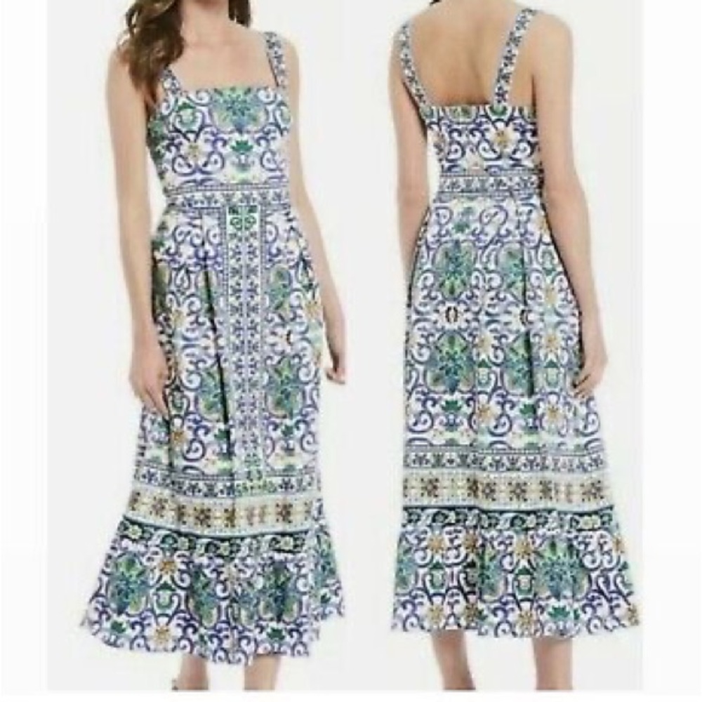 Antonio Melani Paige Mosaic Midi Dress Size 6